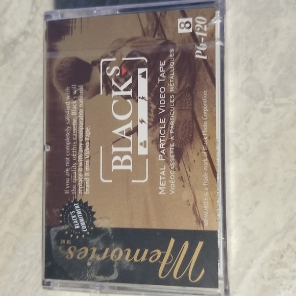 Sealed  Blacks video camera blank tape - Picture 1 of 2